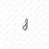 BMW 5 F18 LCI молдинг бампера заднего Лев. 51127341675 БМВ 5 F18 LCI 2014-2017 TECHWIT