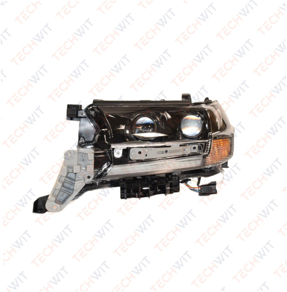 Toyota Land Cruiser 200 фара передняя левый черный LED 8110660K12 Тойота Ленд Крузер 200 2015-2021 TECHWIT
