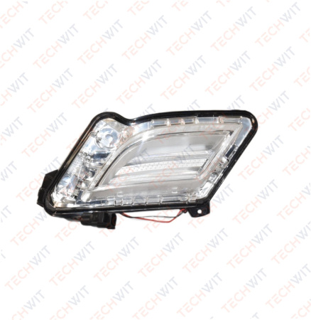 Volvo S60 II Фара противотуманная правая с DRL Вольво С60 2 31278558 2010-2013 TECHWIT